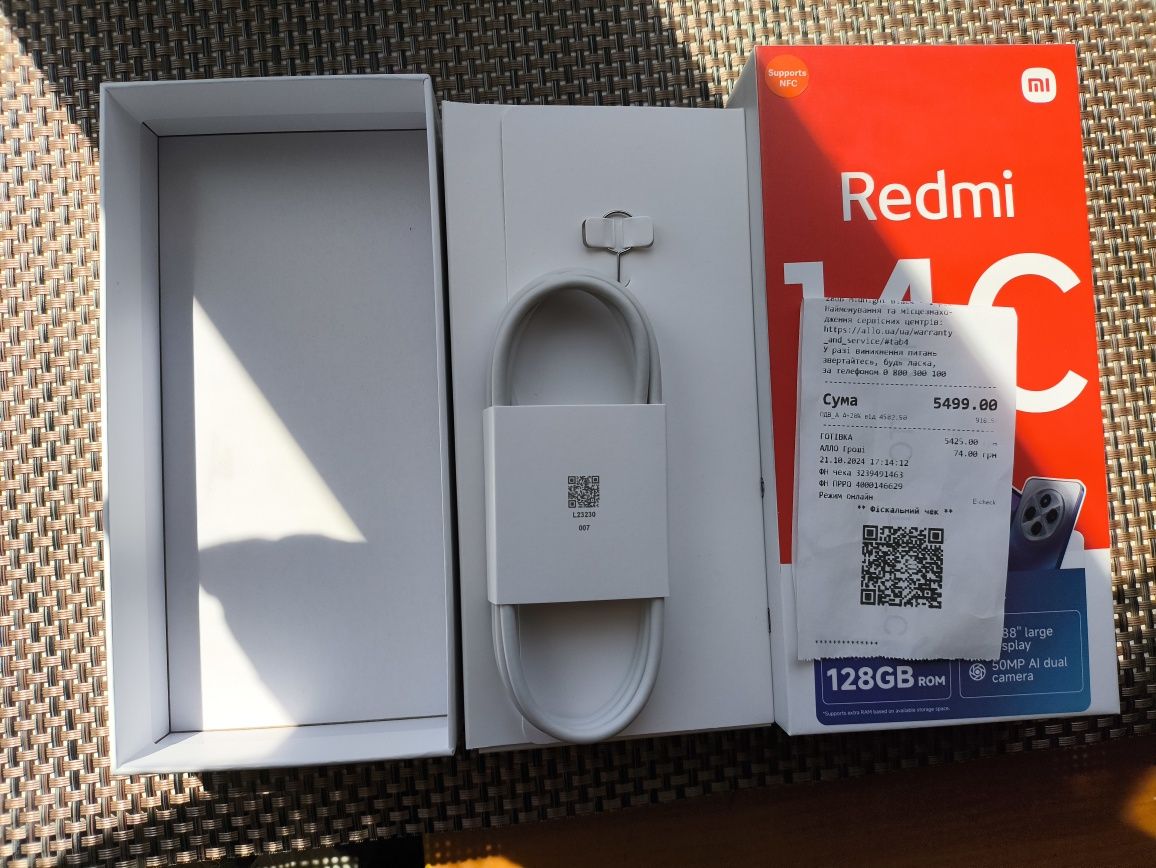 Xiaomi redmi 14C 8/128 gb + NFC