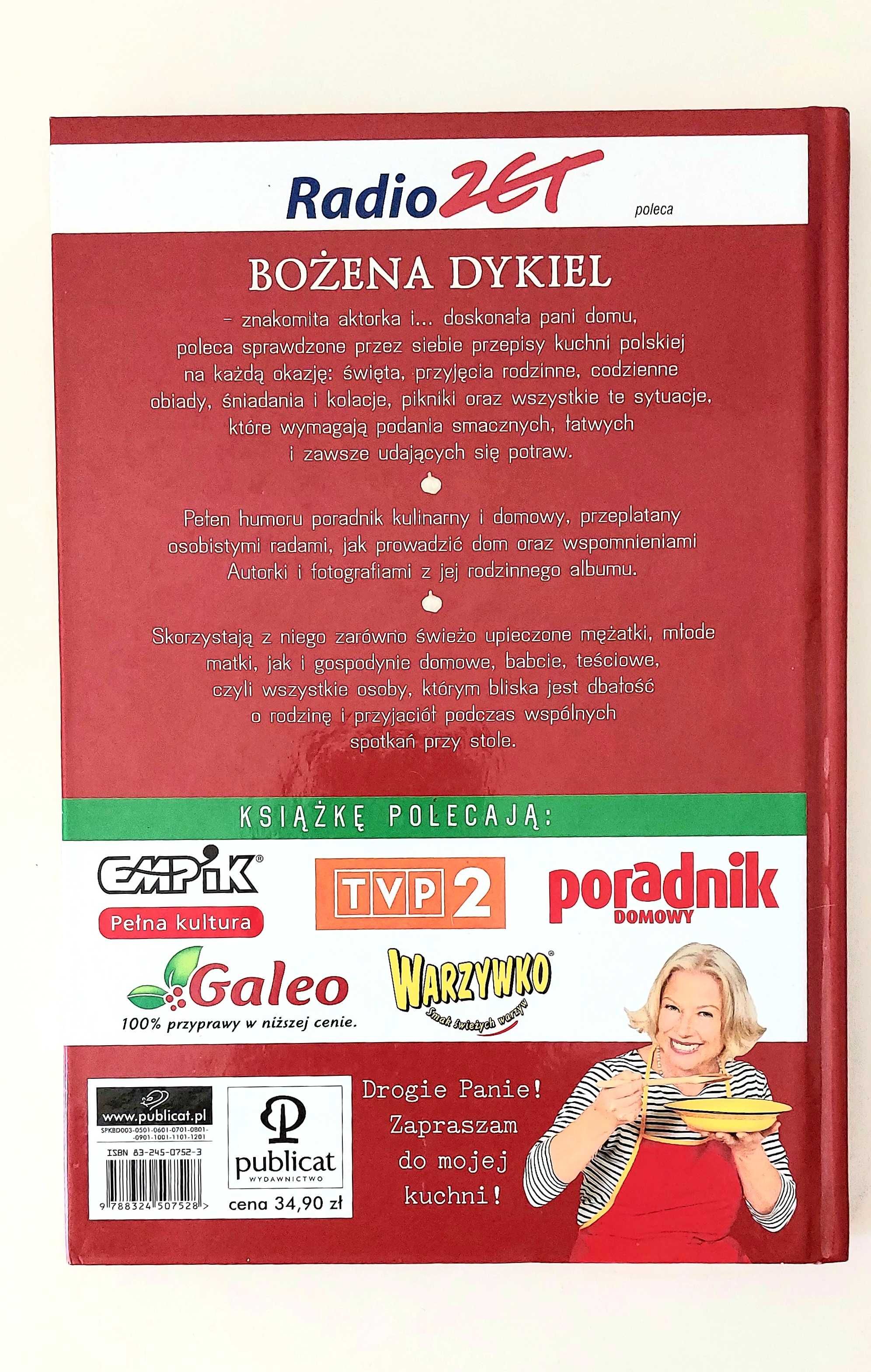 Moje sekrety kulinarne, Bożena Dykiel