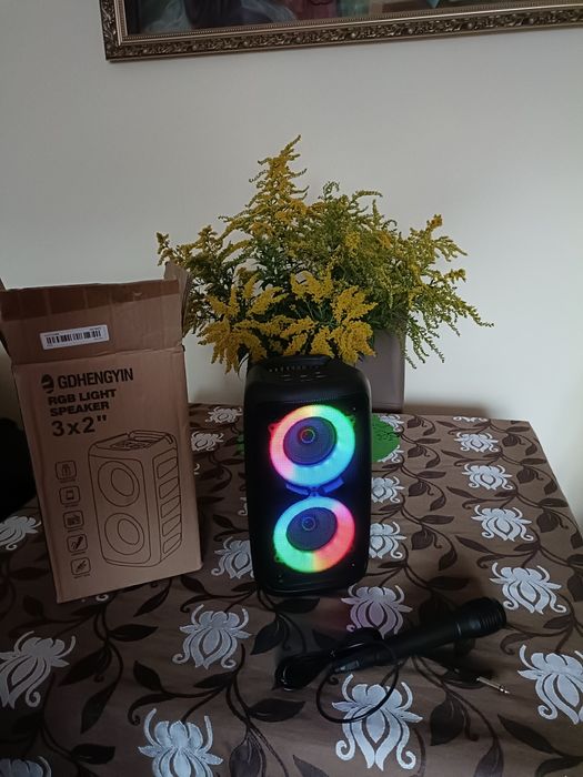 Głośnik RGB light speaker 3x2"