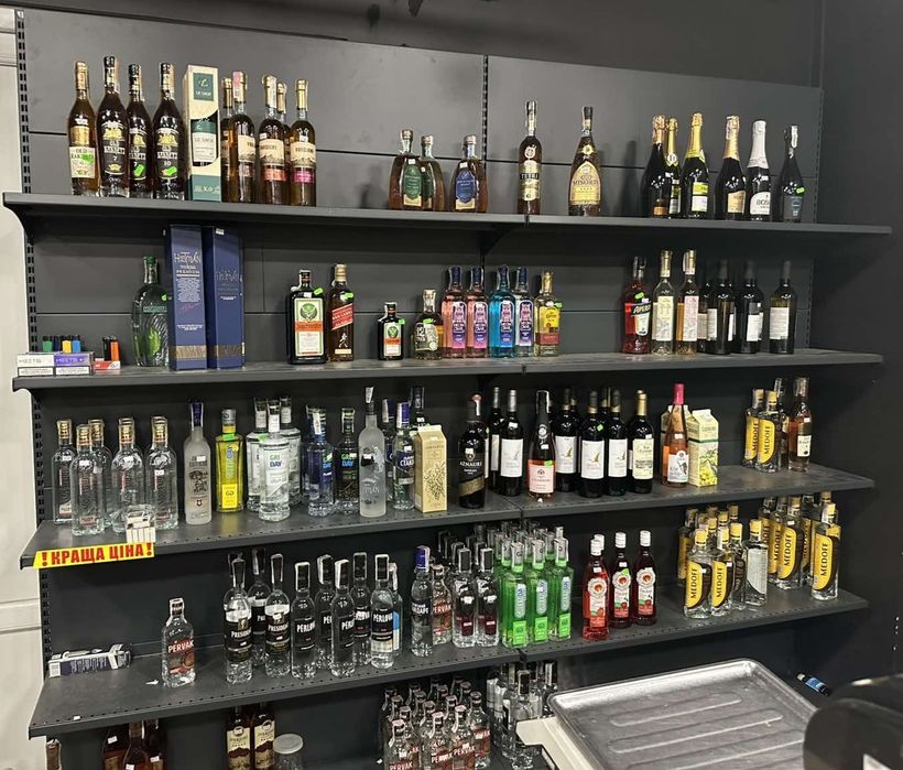 стелажі полиці продуктові