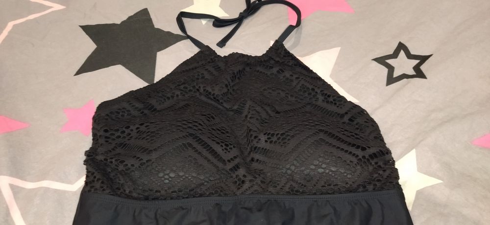 Nowy czarny strój kąpielowy Bonprix 44r