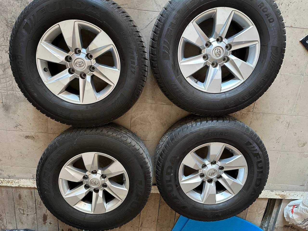 Диски Toyota Prado 150 7.5J 6x139,7 r17 ( 265/70 R17 Fulda Road 4x4)