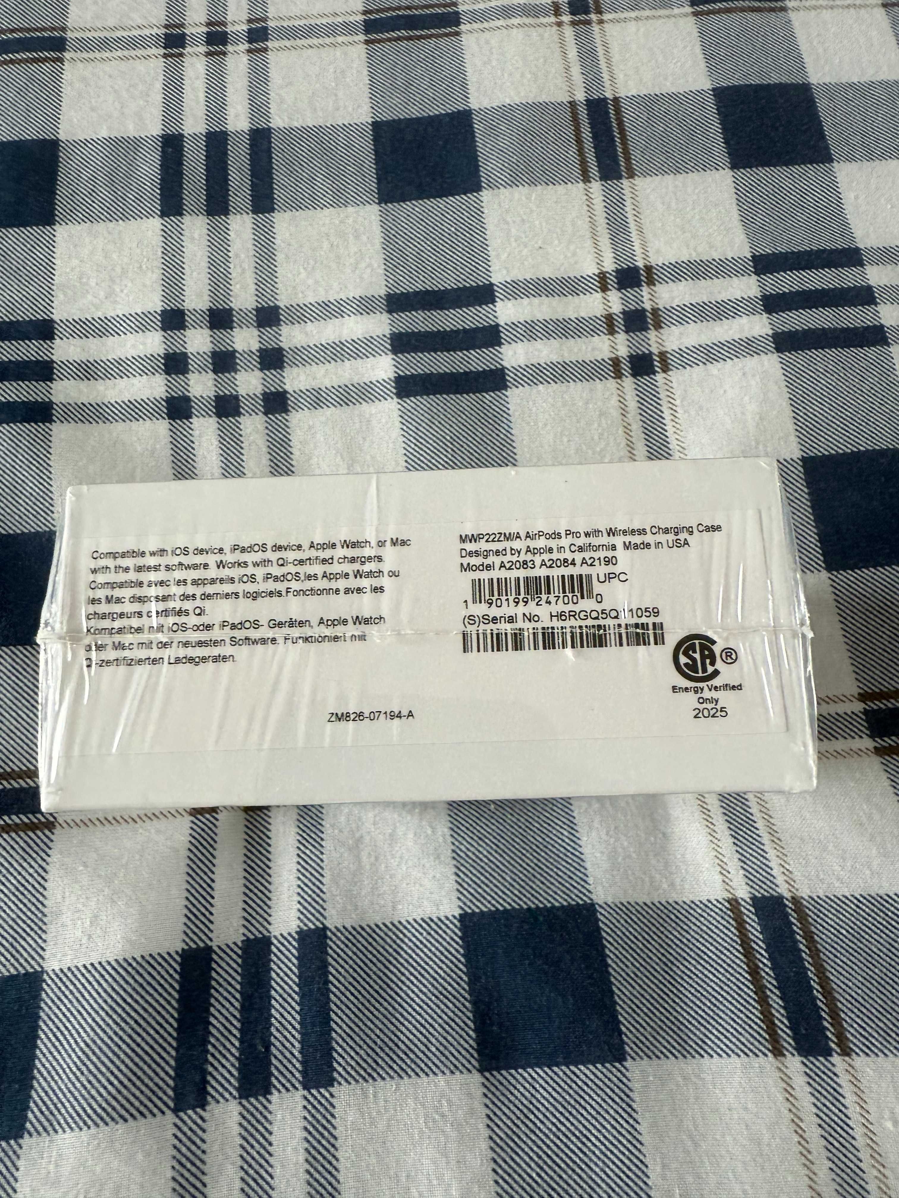 Nowe, zafoliowane słuchawki Apple AirPods Pro z etui MagSafe