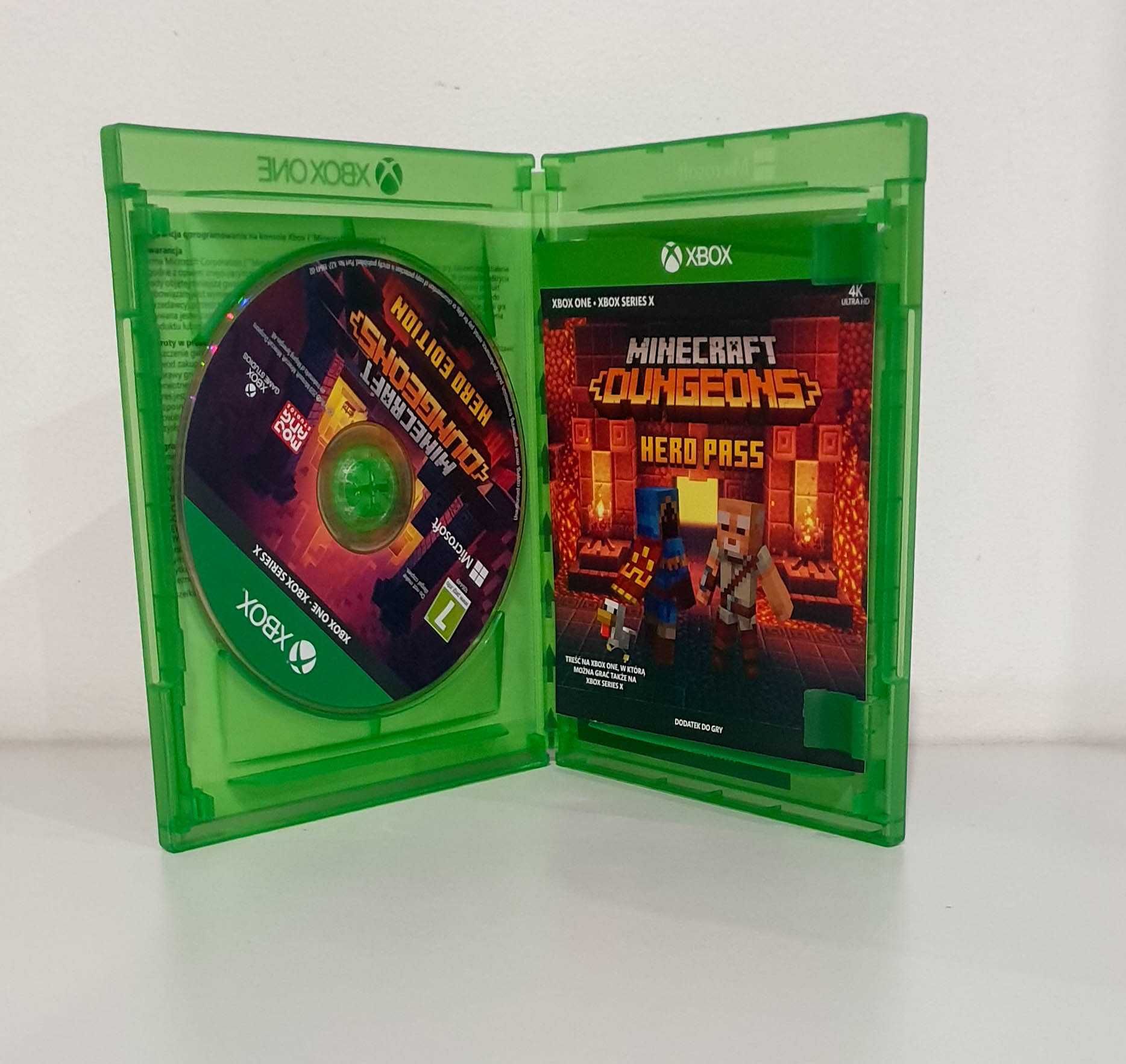 Gra Minecraft Dungeons Hero Edtion XBox One lub X wersja PL