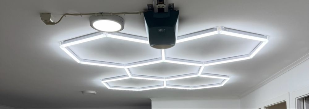 Kit 5 hexagonos led (favos)