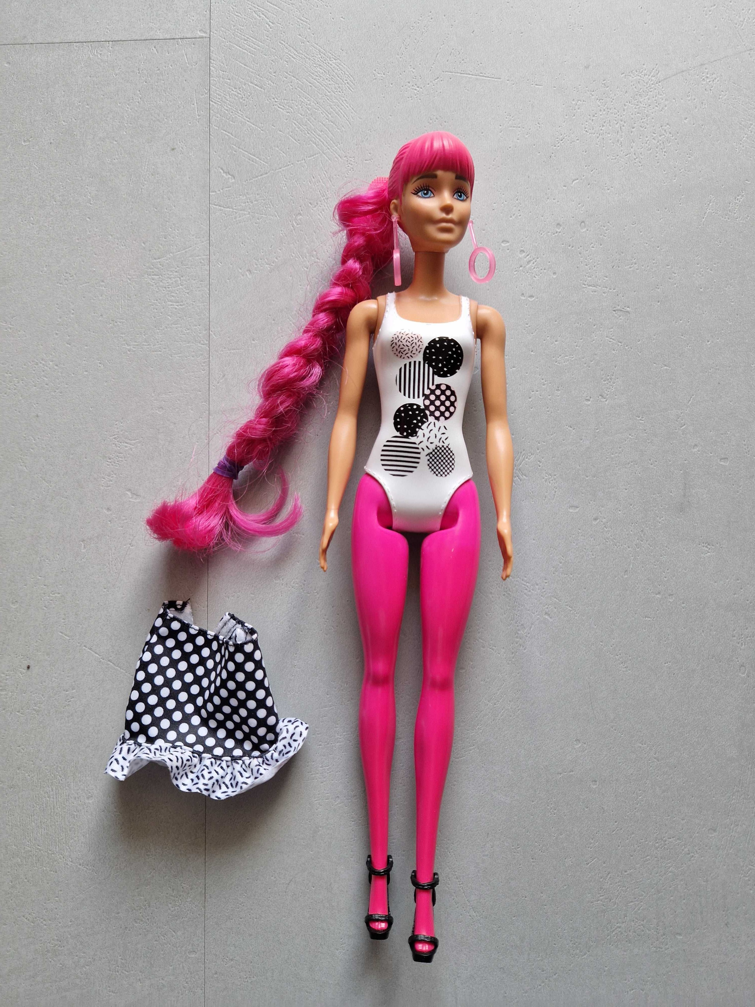 Barbie Mattel Color Reveal różowe włosy