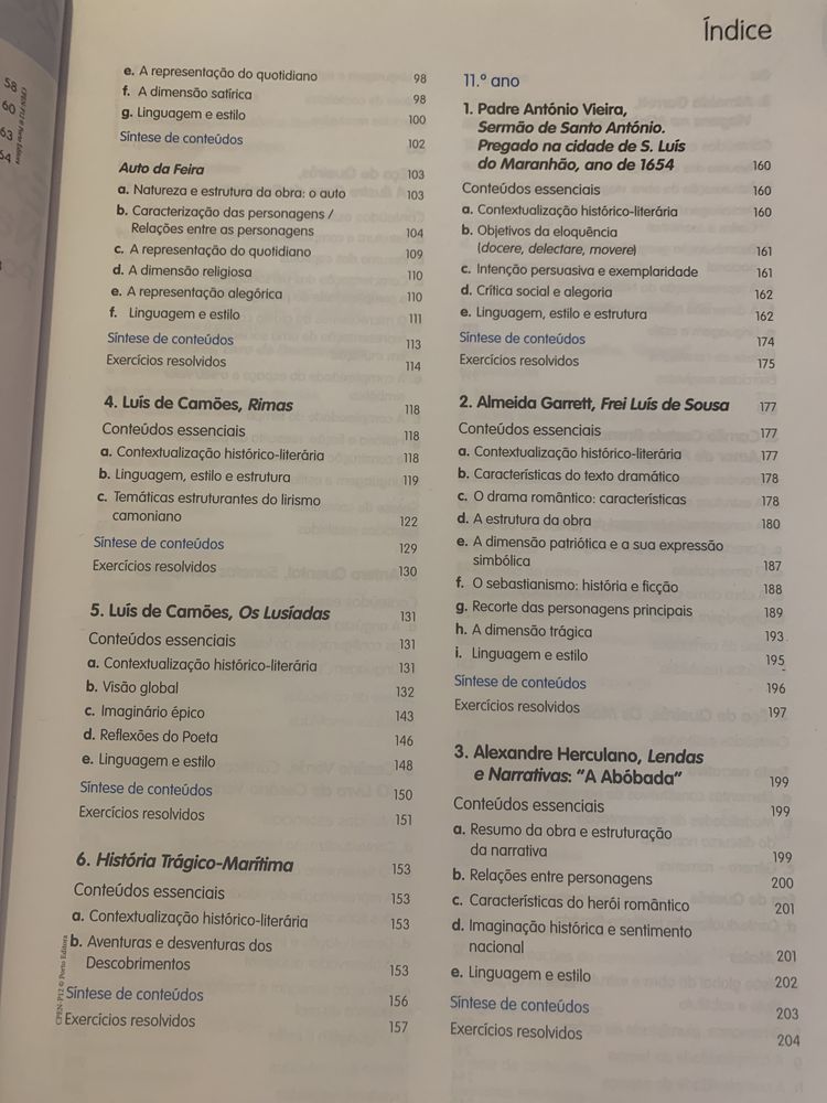 Livros de preparação exame português 12 ano