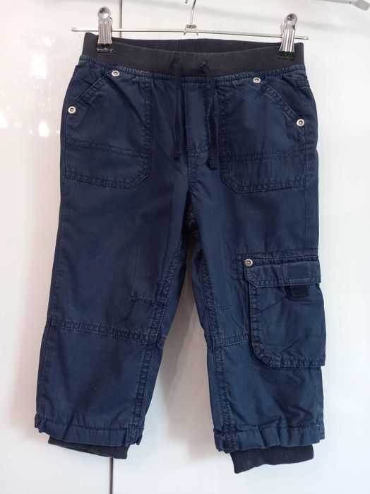 р. 86 - 92 Mothercare утепленные х/б штаны джинсы на 1 -2 г. Англия