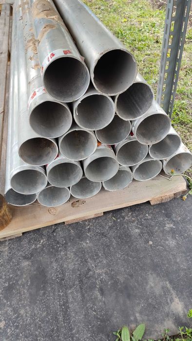 Rura aluminium aluminiowa 118/112mm #3,0mm, L=3mb, 20 szt. (60mb)