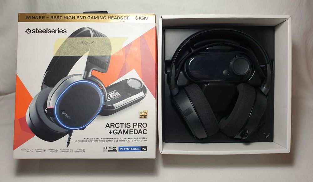 Słuchawki nauszne SteelSeries Arctis Pro + GameDac NOWE.