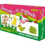 Nowa układanka edukacyjna zwierzaki i ich przysmaki