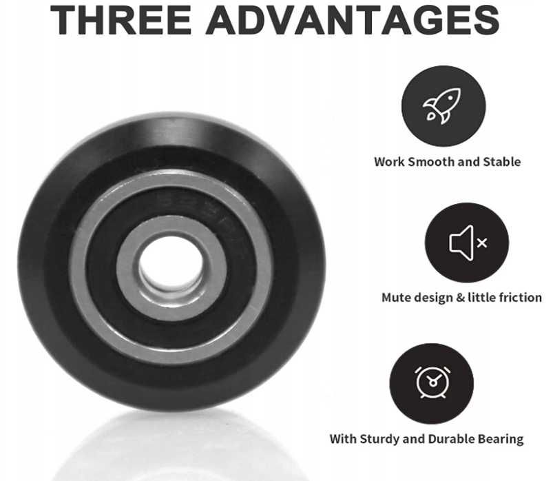 Rolka Łożysko Creality Ender 3 Ender 5 Drukarka 3D