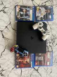 Продам ps4 slim 1tb диски в подарок