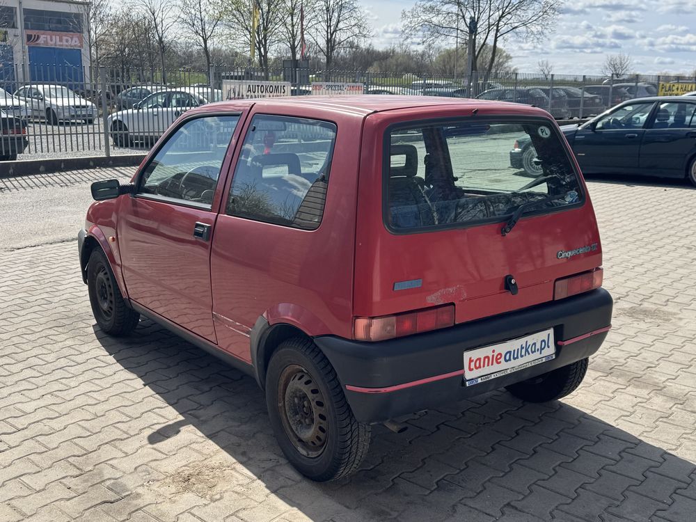 Fiat Cinquecento 0.9B 39KM 1995 Rok • Raty • Okazja
