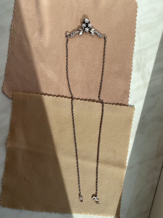 Серебренное колье