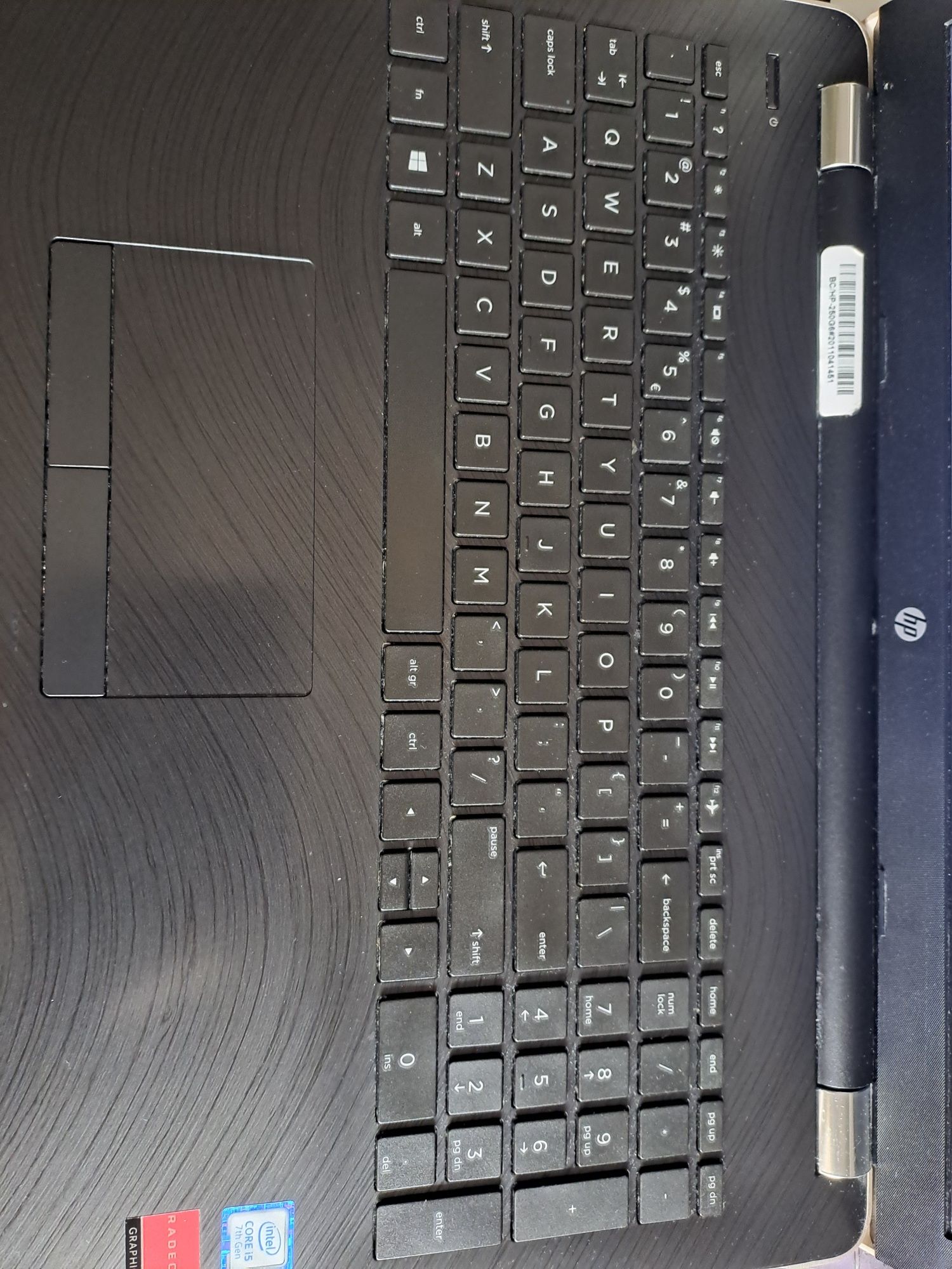 Laptop hp 15-bs0xx-złoty kolor