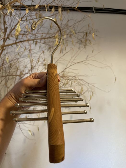 Cabide gravatas em madeira Rooming