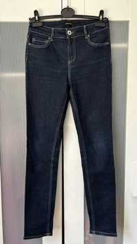 Granatowe jeansy rurki Massimo Dutti rozm. XS stan idealny