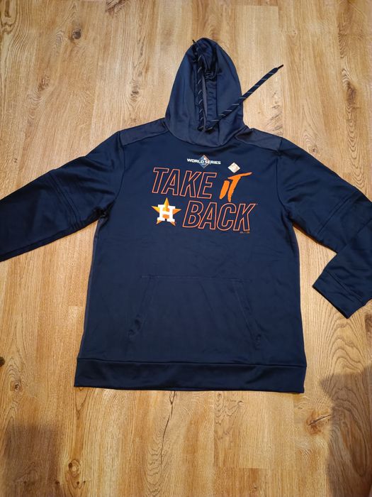 Bluza z kapturem Houston Astros męska granatowa bluza baseballowa
