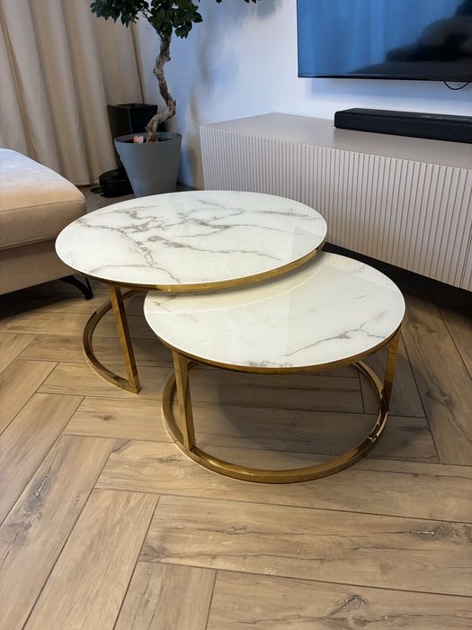 Stoliki kawowe glamour signal marmur