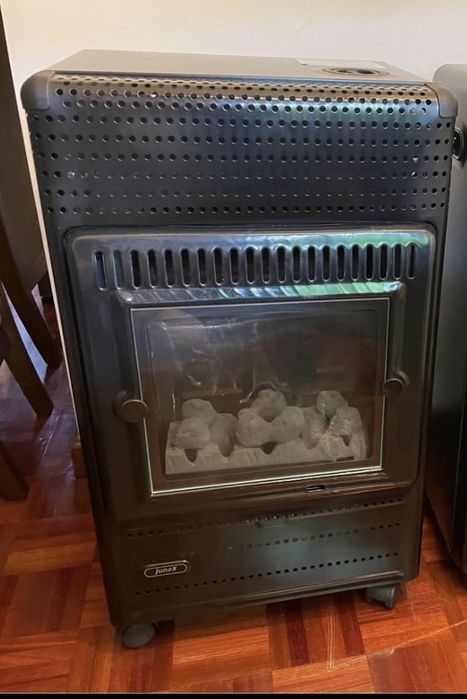 Aquecedor a gas , efeito lareira