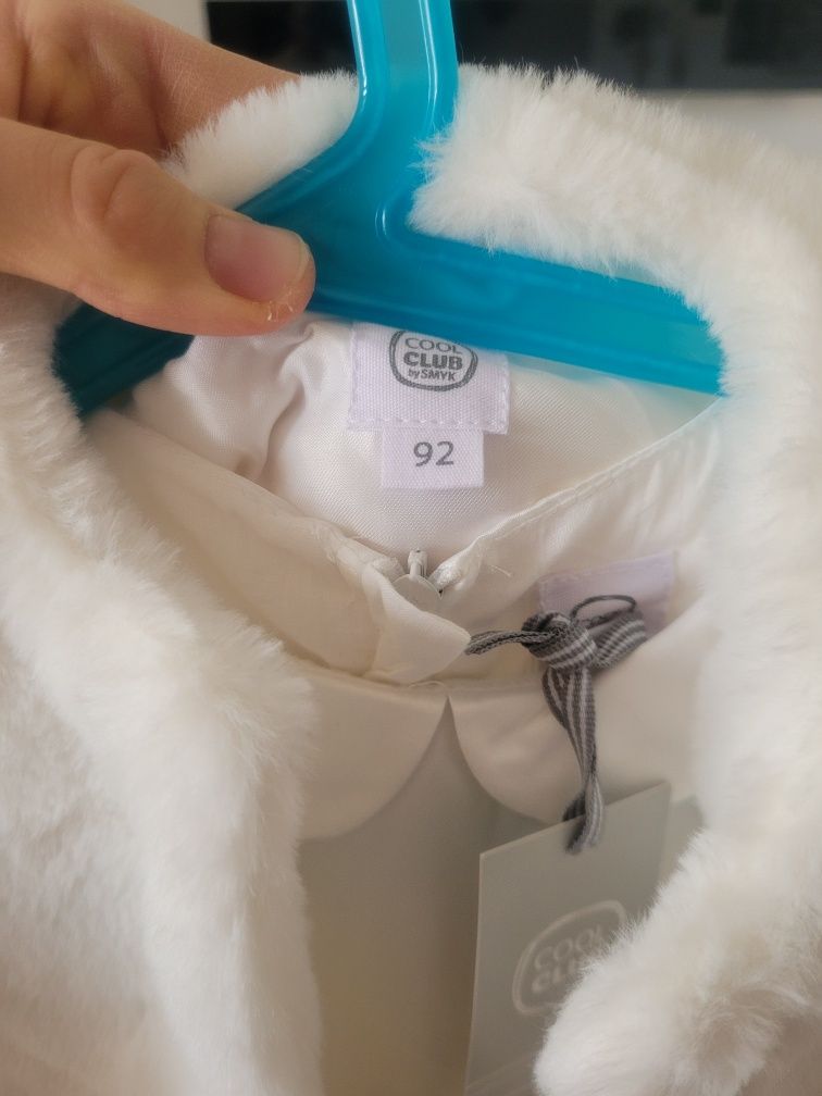 Sukieneczka z futerkiem cool club 92cm chrzest