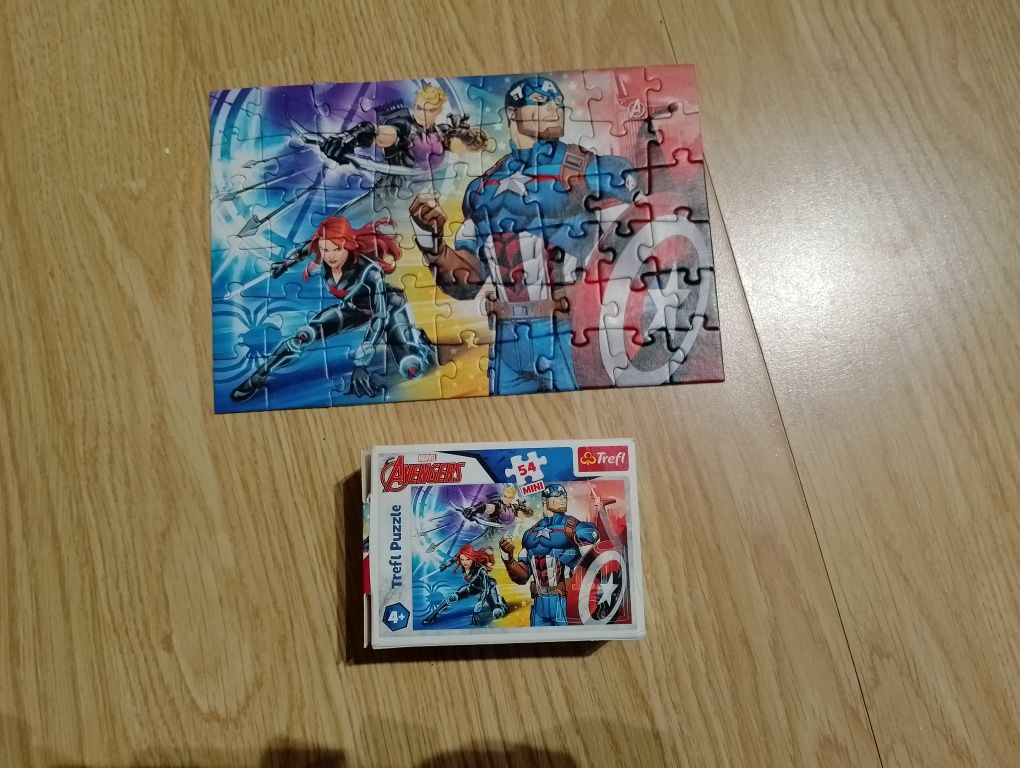 Puzzle psi patrol, auta i avengers x 5 pudelek