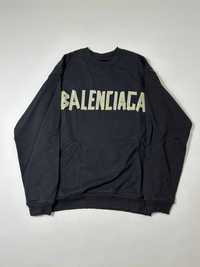 • свитшот Balenciaga Yellow Scotch Logo • S-M