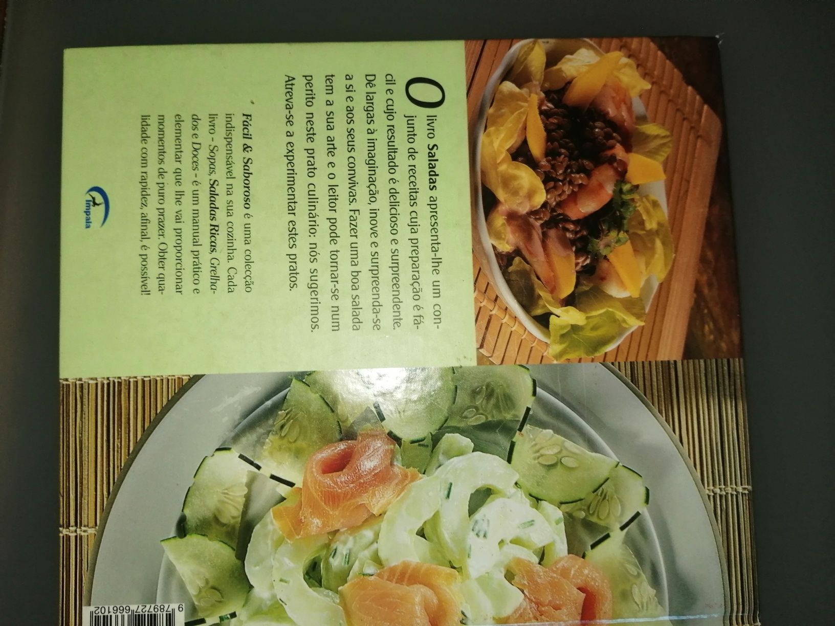 Saladas coleção facil e saboroso	Impala editores	Como novo!!*