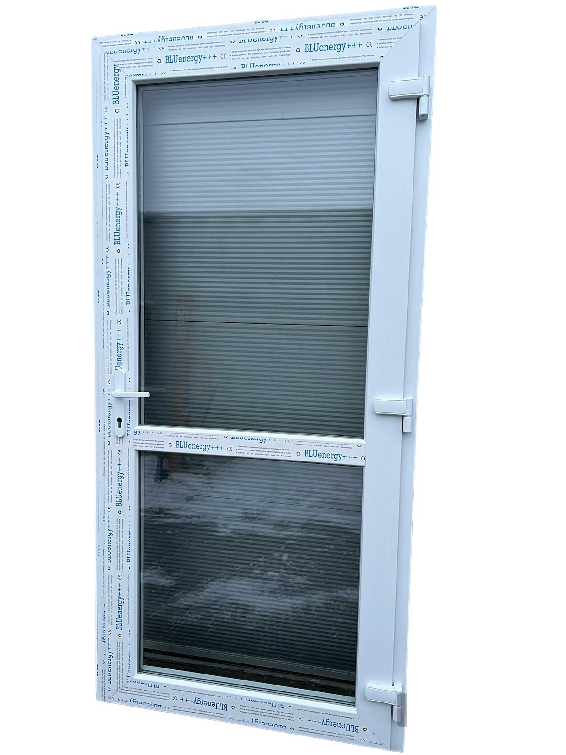 Drzwi PCV zewnętrzne 90x200 białe sklepowe TRANSPORT RÓŻNE ROZMIARY
