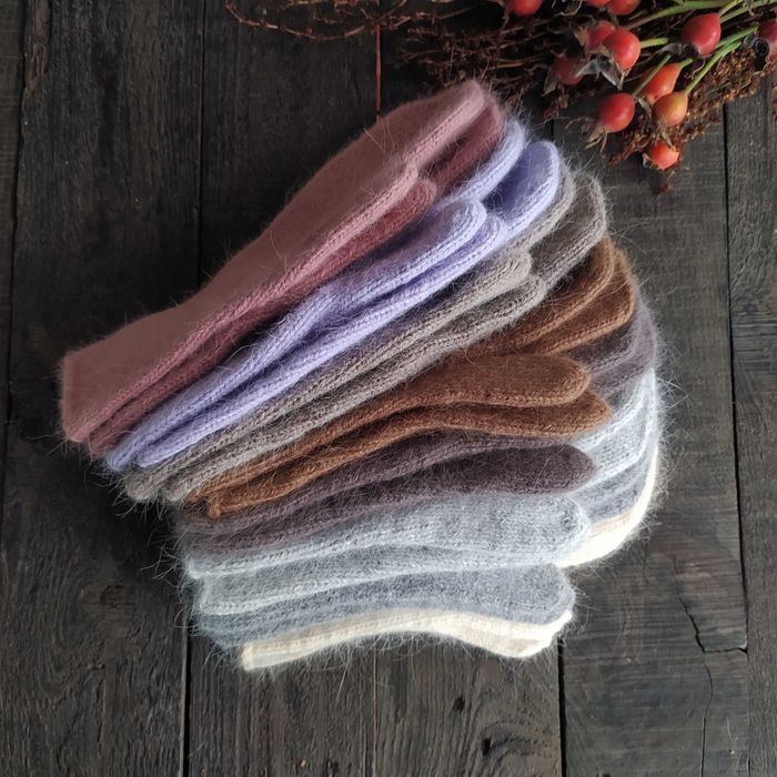 Рукавички пухові, жіночі рукавиці, зимові рукавички.