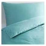 IKEA GASPA Komplet pościeli 150x200 / 50x60 cm NOWY turkus satynowa