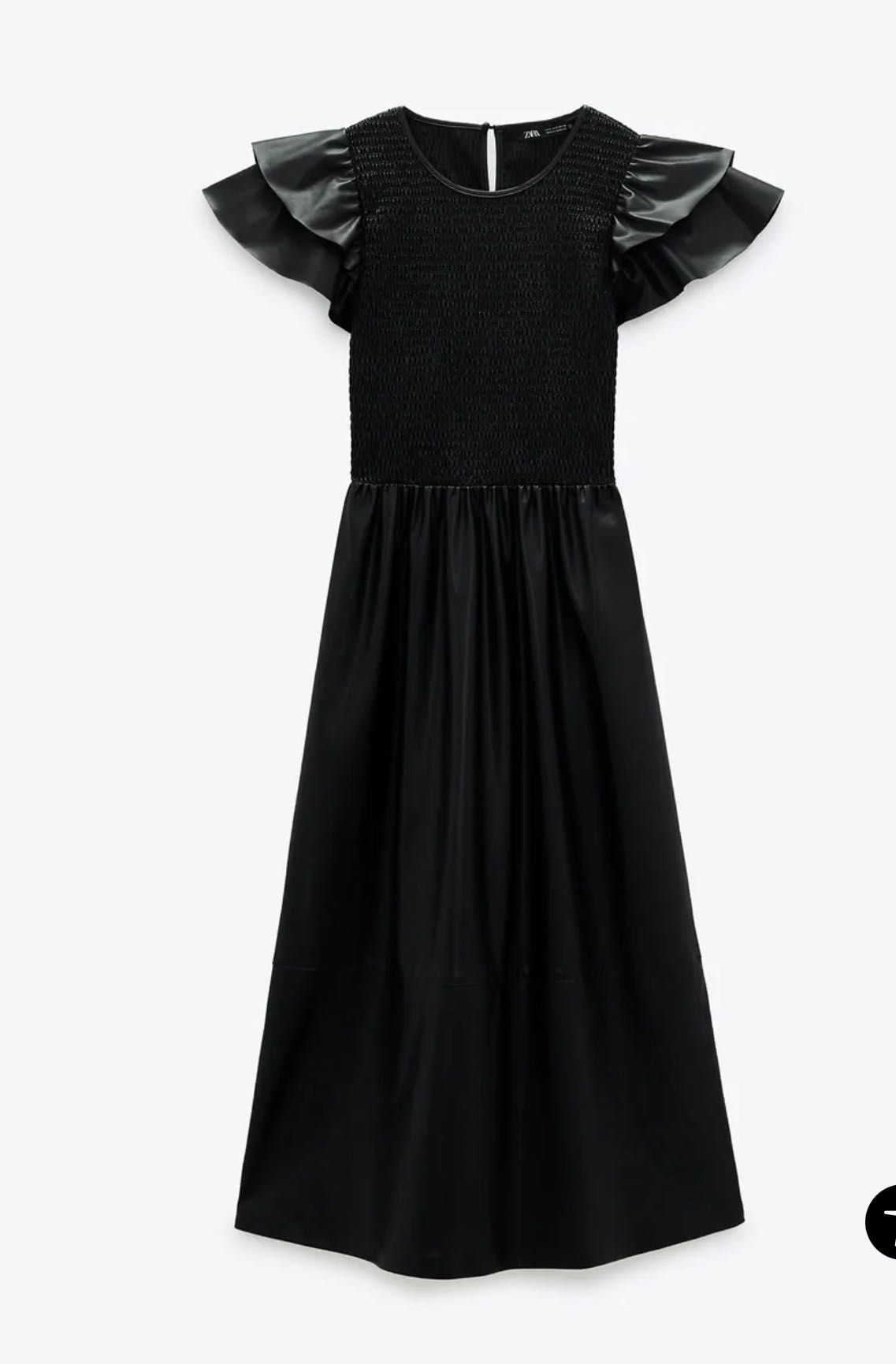 Сукня Zara зі штучної шкіри,розмір XS