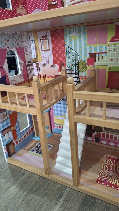 Domek dla lalek drewniany duży