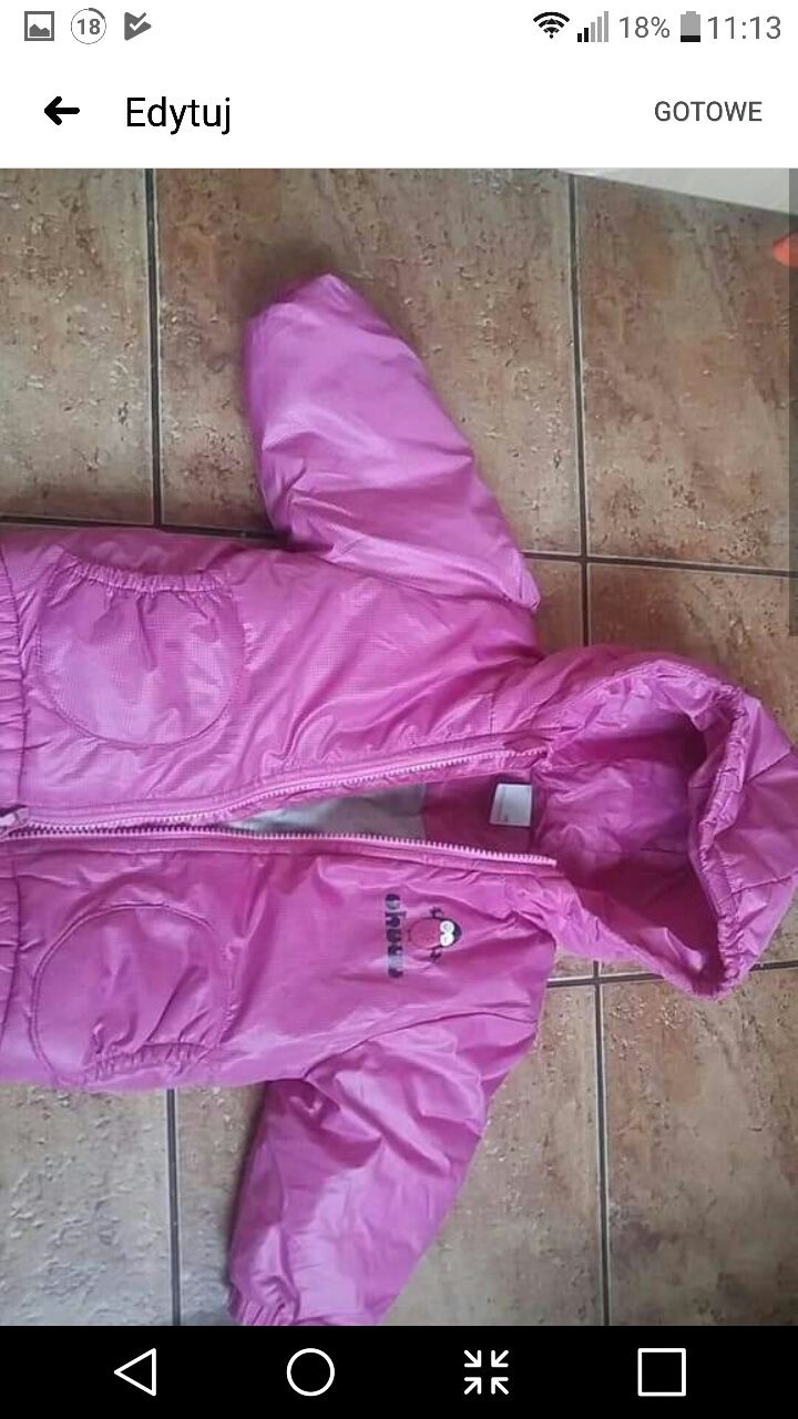 Kurtka zimowa R. 74 coccodrillo