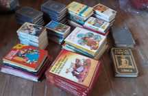 Grande coleção de livros vintage