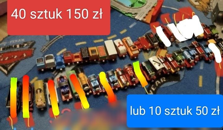 Tomek i przyjaciele tory zestawy metalowe pociągi walizki pudełka