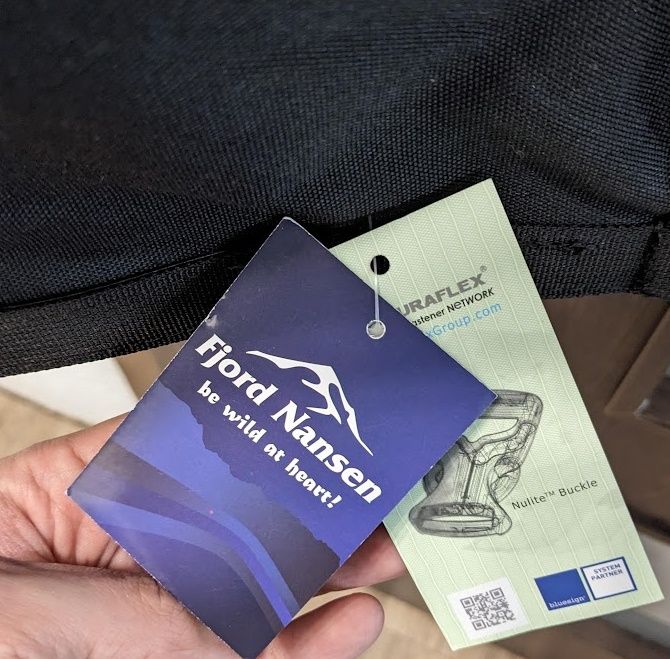 Torba transportowa Fjord Nansen 100 l Air Bag nieużywana