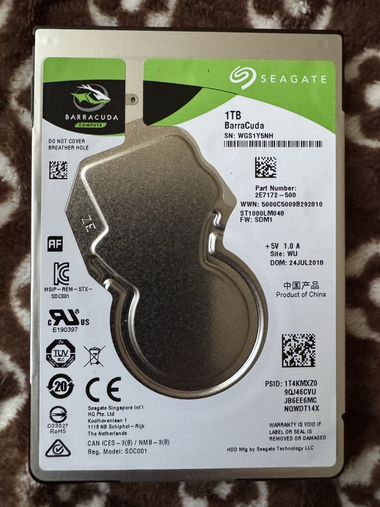 Продам жесткий диск на 1TB