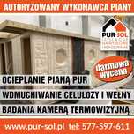 Ocieplanie piana PUR Docieplanie poddasza pianka darmowa wycena