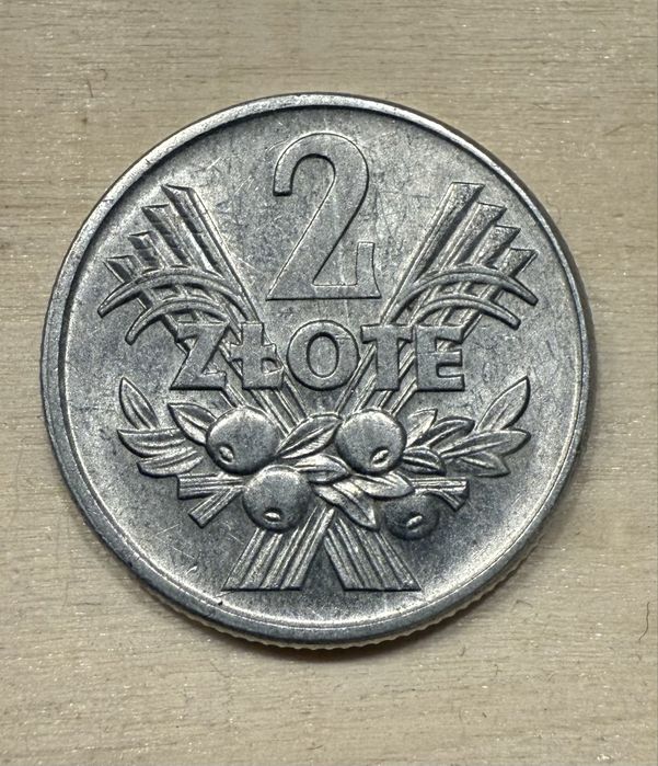 PRL 2 złote 1958 około mennicza moneta