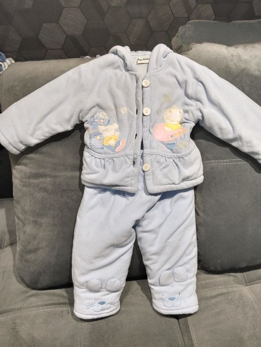 Дитячий зимовий комбінезон на дівчинку, хлопчика, 1 рік одяг немовля