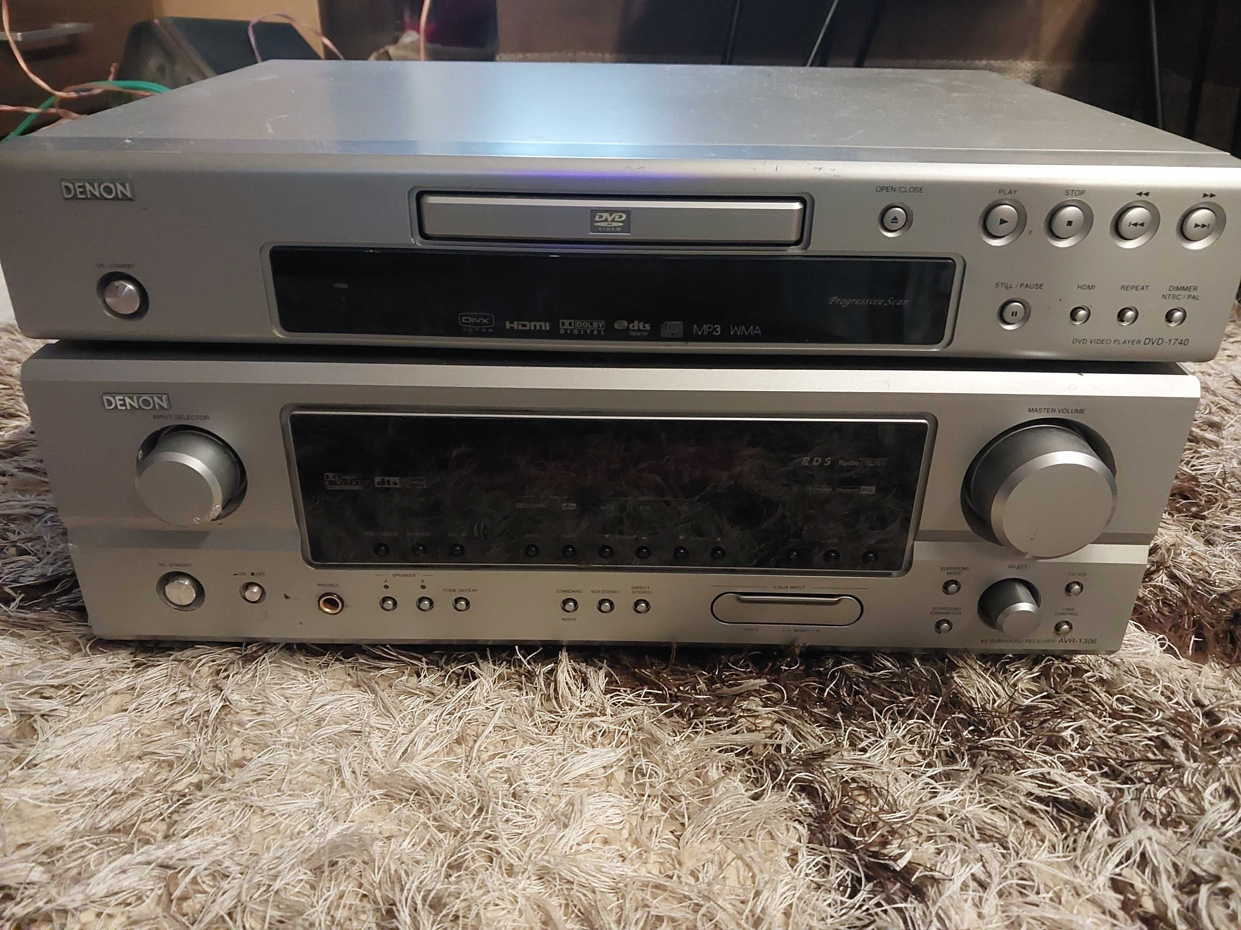 Kino domowe DENON+ 5 głośniki Wharfedale