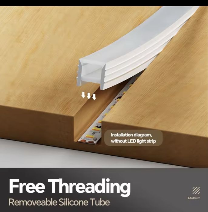 Гнучка вбудована світлодіодна неонова трубка