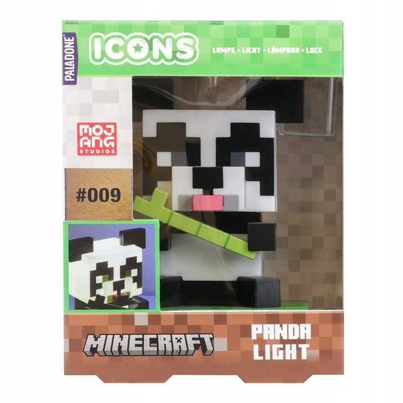 MINECRAFT Lampka Nocna PANDA Icons Light 11CM #009 Nowa Poznan