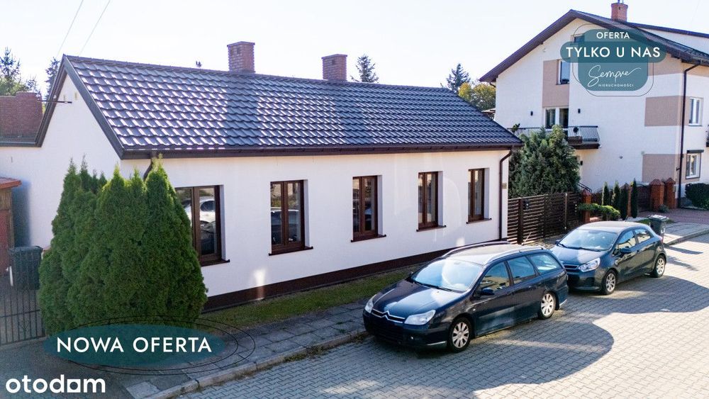 Parterowy dom na osiedlu domków