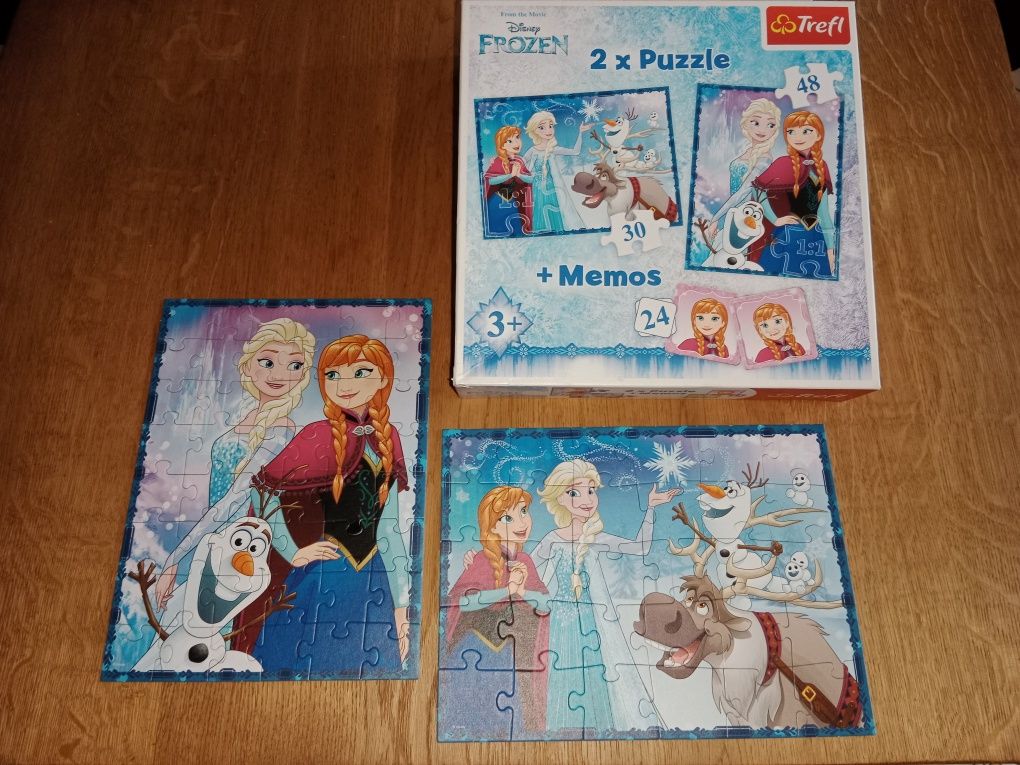 Puzzle trefl Anna i Elsa Disney Frozen zestaw puzzli