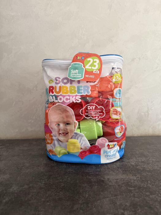 Мʼякий конструктор для малюків