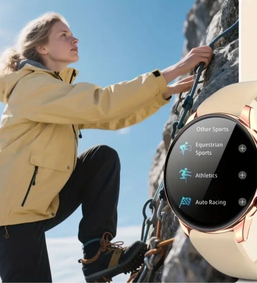 Damski smartwatch, 2 paski,