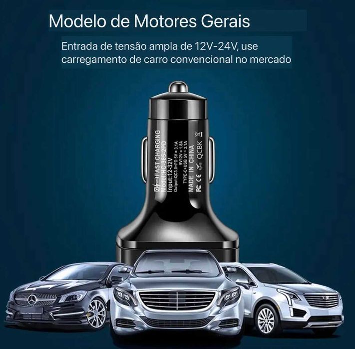 Carregador de isqueiro USB Para Carro